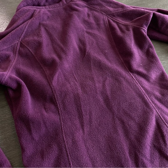 Columbia Purple Pink Zip Up Teddy Jacket M - Picture 4 of 10